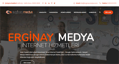 Desktop Screenshot of erginaymedya.com